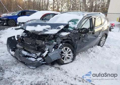 2014 Nissan Rogue Sv z USA, uszkodzony, nr VIN 5N1AT2MV5EC852343
